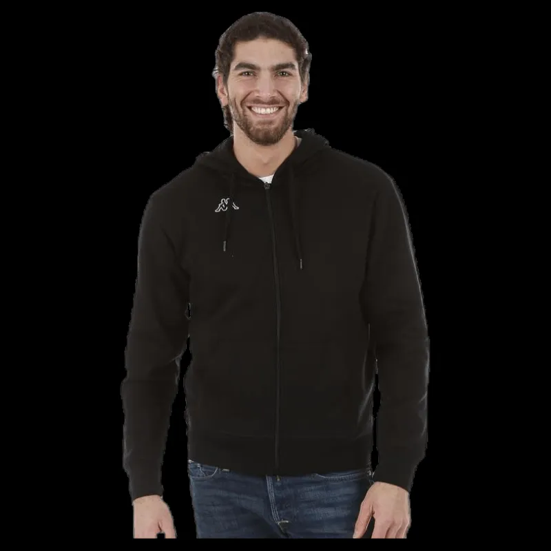 Kappa Omni FZ Sweathood Black Svart Hot