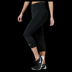 Outlet Nike One Capri White/Black Svart