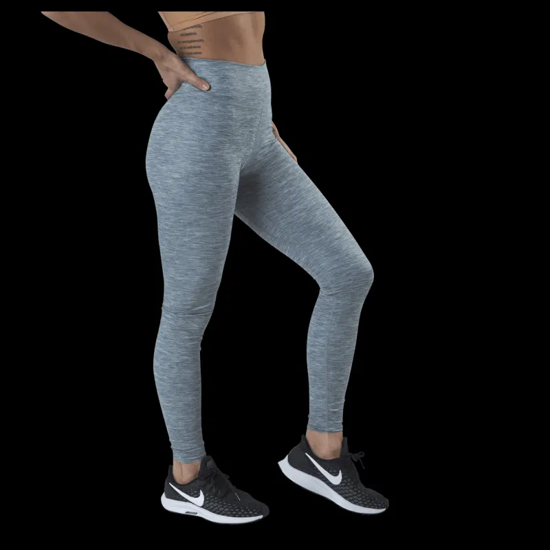 Nike One Luxe Heathered Mid Tight Grey Grå Online