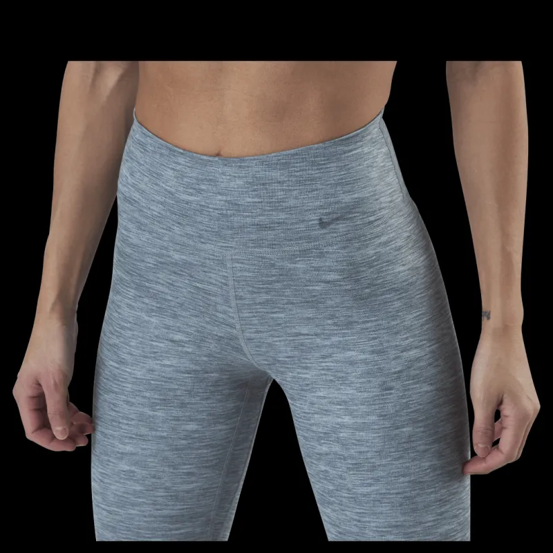 Nike One Luxe Heathered Mid Tight Grey Grå Online
