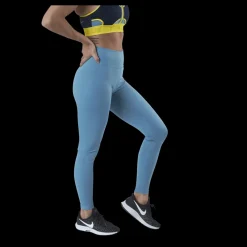 Online Nike One Mid Rise Tight 2.0 White Blå