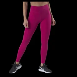 Clearance Nike One Mid Rise Tight 2.0 White/Red Rosa