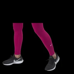 Clearance Nike One Mid Rise Tight 2.0 White/Red Rosa