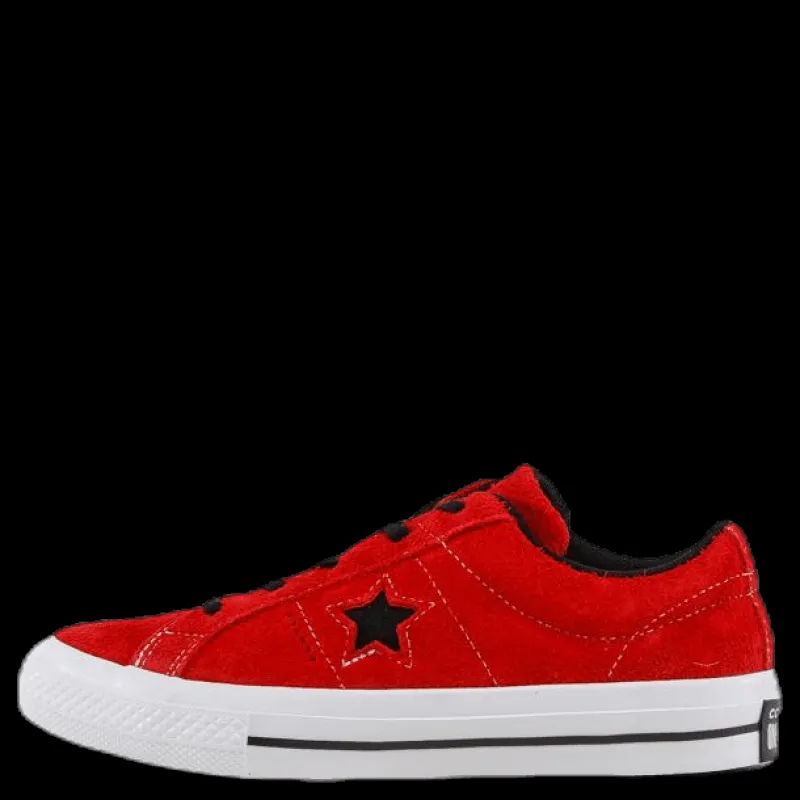 Converse One Star Ox Kid Red Röd Hot