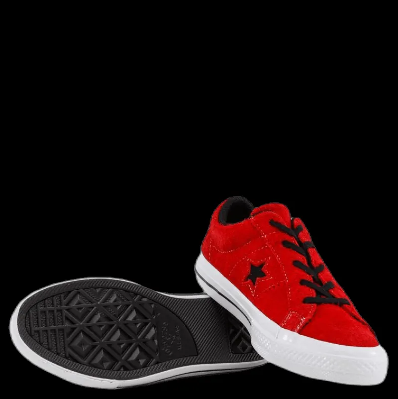 Converse One Star Ox Kid Red Röd Hot