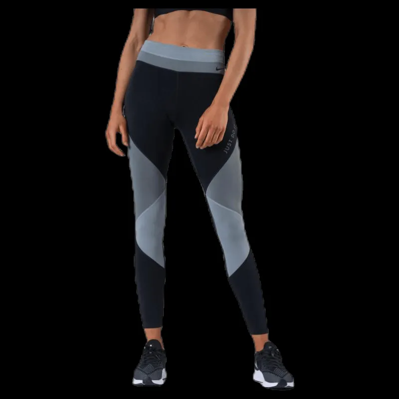 Nike One Tight 7/8 Colorblock Black/Grey Flerfärgad Sale