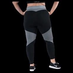 Online Nike One Tight 7/8 Colorblock Plus Grey Flerfärgad