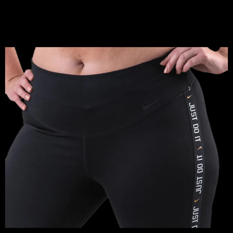 Discount Nike One Tight 7/8 Plus Black Svart