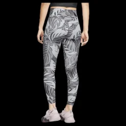 Nike One Tight 7/8 Psychadelic Palm Black/Grey Flerfärgad New