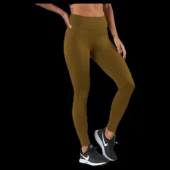 Nike One Tight Black/Green Brun Best