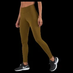 Nike One Tight Black/Green Brun Best
