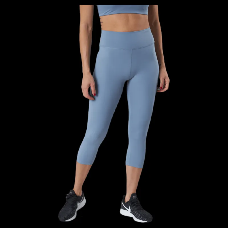 Discount Nike One Tight MR Capri 2.0 Grey Grå