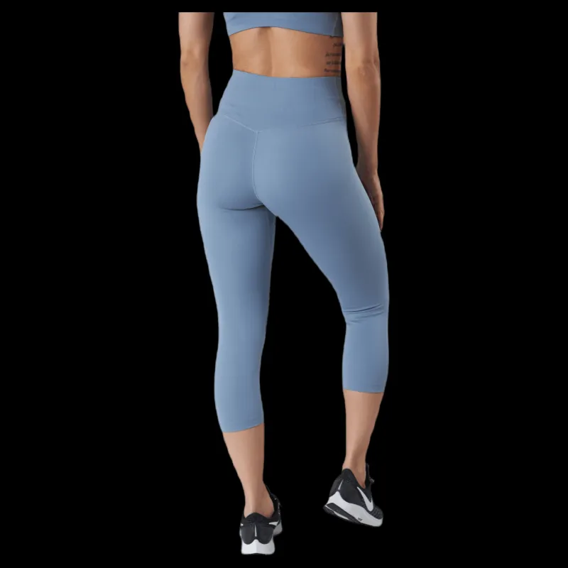 Discount Nike One Tight MR Capri 2.0 Grey Grå