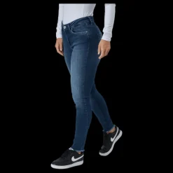 Only Onlblush Life Mid Sk Ank Raw R Dark Blue Denim Blå Discount