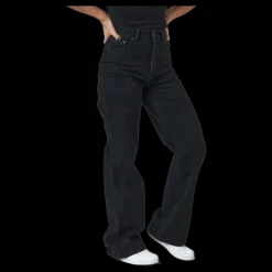 Discount Only Onlcamille Life Ex Hw Wide Dnm Black Denim Svart