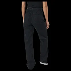 Discount Only Onlcamille Life Ex Hw Wide Dnm Black Denim Svart