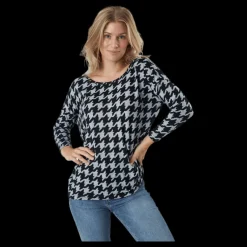 Hot Only Onlelcos 4/5 Aop Top Jrs Noos Light Grey Melange Flerfärgad