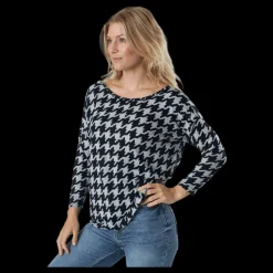 Hot Only Onlelcos 4/5 Aop Top Jrs Noos Light Grey Melange Flerfärgad