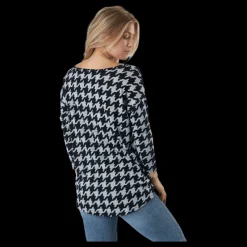 Hot Only Onlelcos 4/5 Aop Top Jrs Noos Light Grey Melange Flerfärgad