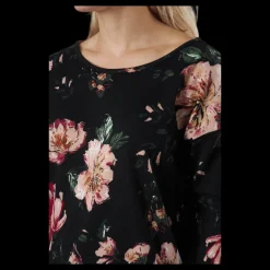 Only Onlelcos 4/5 Aop Top Jrs Noos Black W/jasmin Flower 15 Svart Online