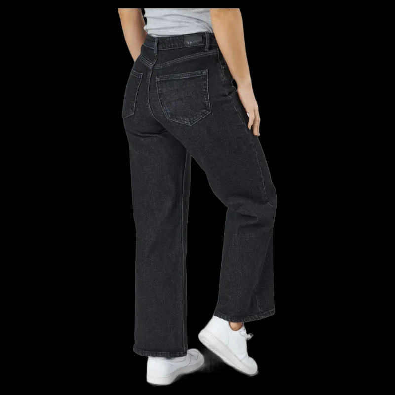 Only Onljuicy Hw Wide Leg Rea244 No Black Denim Svart Online