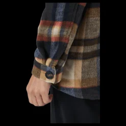 Discount Only Onlmaci L/s Check Shacket Pnt Humus Flerfärgad