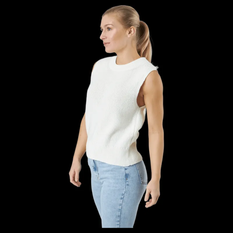 Only Onlparis Life Vest Knt Tofu Vit