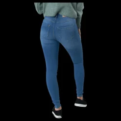 New Only Onlroyal Life Hw Sk Dnm Bj369 Light Medium Blue Denim Blå