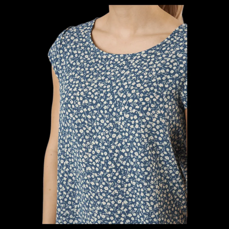 Hot Only Onlvic Ss Aop Top Ptm Blue Mirage Flerfärgad