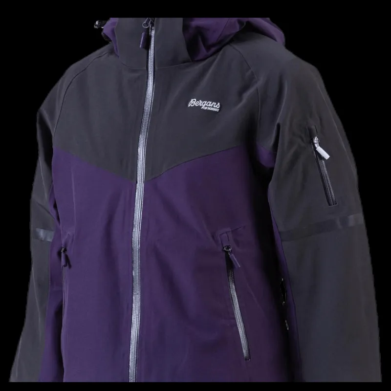 Online Bergans of Norway Oppdal Ins Youth G Jkt Purple/Grey Lila och Grå