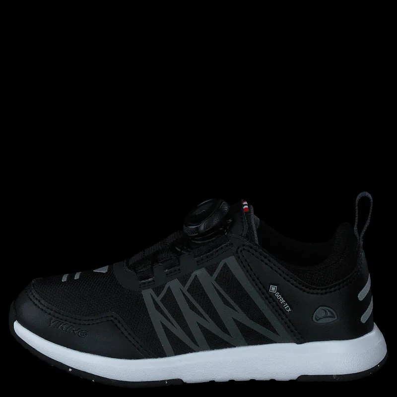 Viking Oppsal Low Gtx Boa R Black/charcoal Svart Clearance