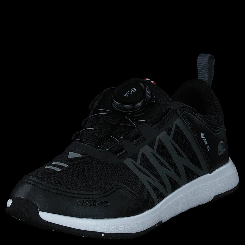 Viking Oppsal Low Gtx Boa R Black/charcoal Svart Clearance
