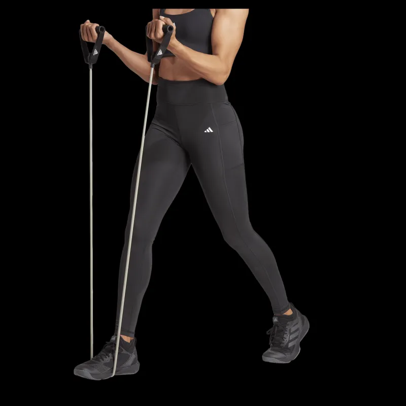 adidas Optime Full-Length Leggings Black Svart Hot