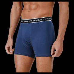 New Frank Dandy Organic Cotton Boxer 5-Pack Blue/Black/Grey Blå, Svart och Grå