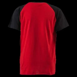 ColourWear Organic Rag Tee Youth Black/Red Svart och Röd Outlet
