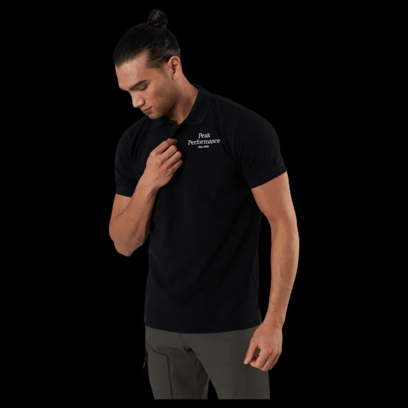 Peak Performance Original Polo Black Svart Online
