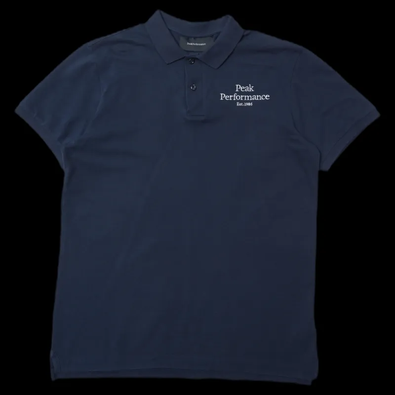Sale Peak Performance Original Polo Blue Blå