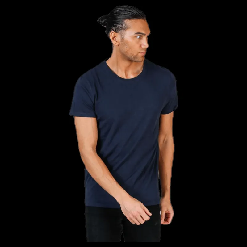 Resteröds Original R-Neck Tee Blue Blå Hot