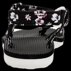 New Teva Original Sandal Floral Satin Patterned/Black Mönstrad och Svart
