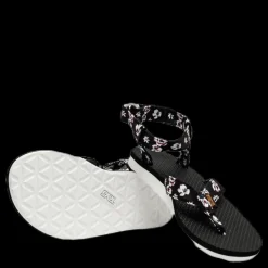 New Teva Original Sandal Floral Satin Patterned/Black Mönstrad och Svart