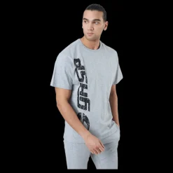 Discount GASP Original Tee Light Grey Melange Grå