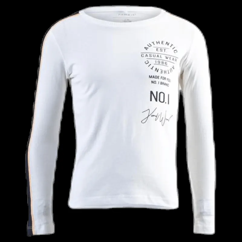 Name It Osmond Ls Top White Vit Hot