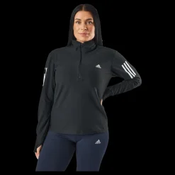 adidas Otr 1/2 Zip W Black Blå Outlet