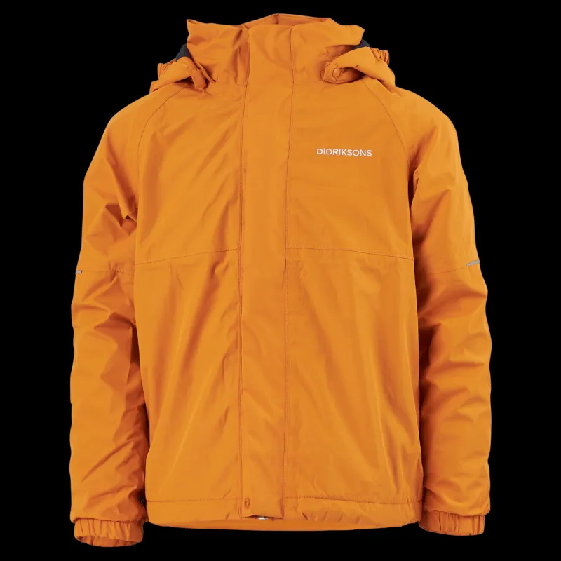 Best Didriksons Otto Kids Jacket Burnt Glow Gul