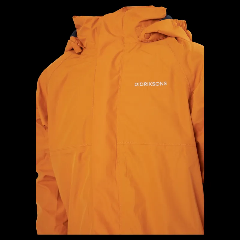 Best Didriksons Otto Kids Jacket Burnt Glow Gul