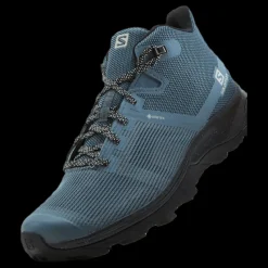 Best Salomon Outline Prism Mid Gtx W Stormy Weather/black/rainy Day Blå