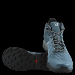 Best Salomon Outline Prism Mid Gtx W Stormy Weather/black/rainy Day Blå
