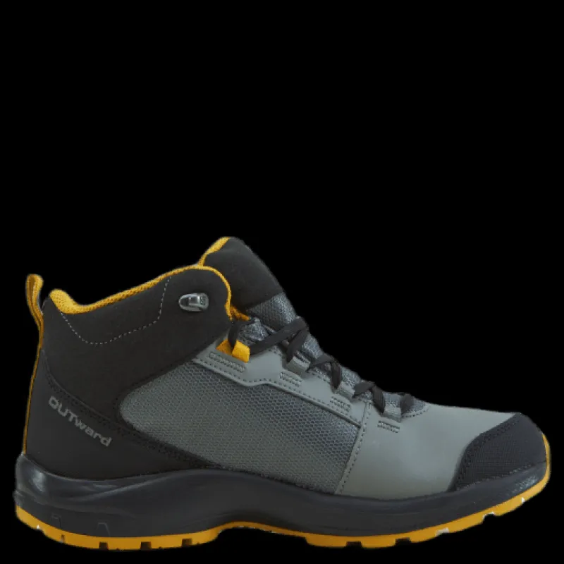 Clearance Salomon Outward Cswp J Castor Gray/black/arrowwood Svart