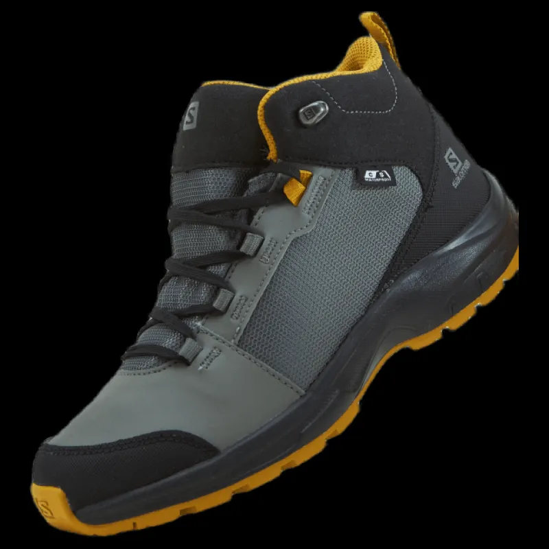 Clearance Salomon Outward Cswp J Castor Gray/black/arrowwood Svart