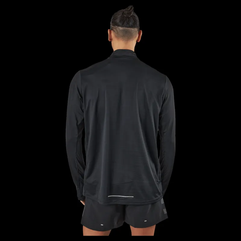 adidas Own the Run 1/2 Zip Long-Sleeve Top Black Svart